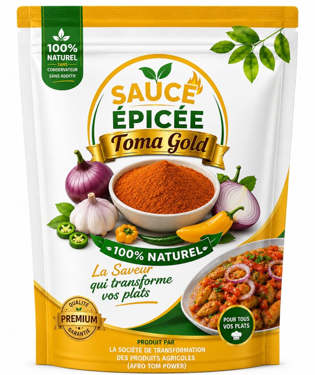 Image of SAUCE  ÉPICÉE TOMA GOLD (CTR/YDE)
