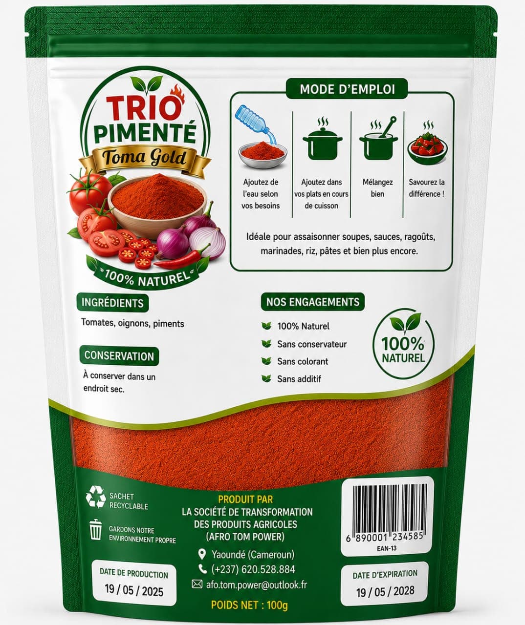 TRIÔ PIMENTÉ TOMA GOLG    (CTR/YDE) - image 2